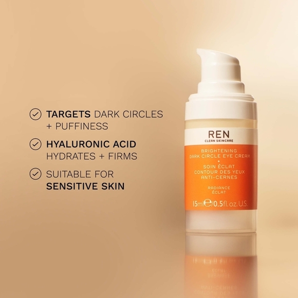 REN CLEAN SKINCARE Radiance Brightening Dark Circle Eye Cream 15 mL / 0.5 OZ - Picture 13 of 13